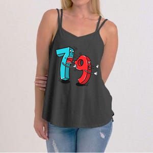 7 Ate (8) 9 Funny Math Women's Strappy Tank