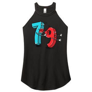 7 Ate (8) 9 Funny Math Women's Perfect Tri Rocker Tank