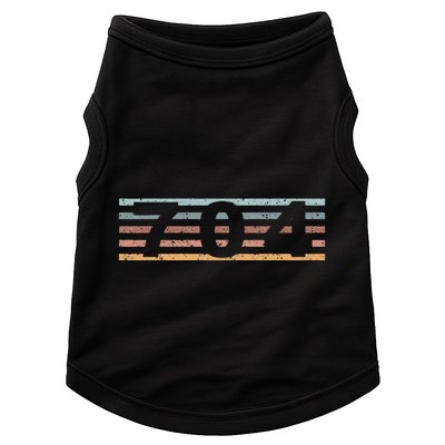704 Area Code Retro North Carolina Charlotte Doggie Tank