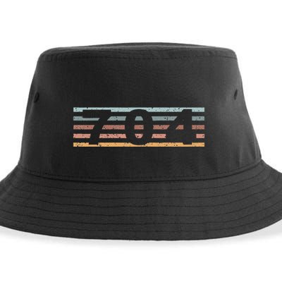 704 Area Code Retro North Carolina Charlotte Sustainable Bucket Hat