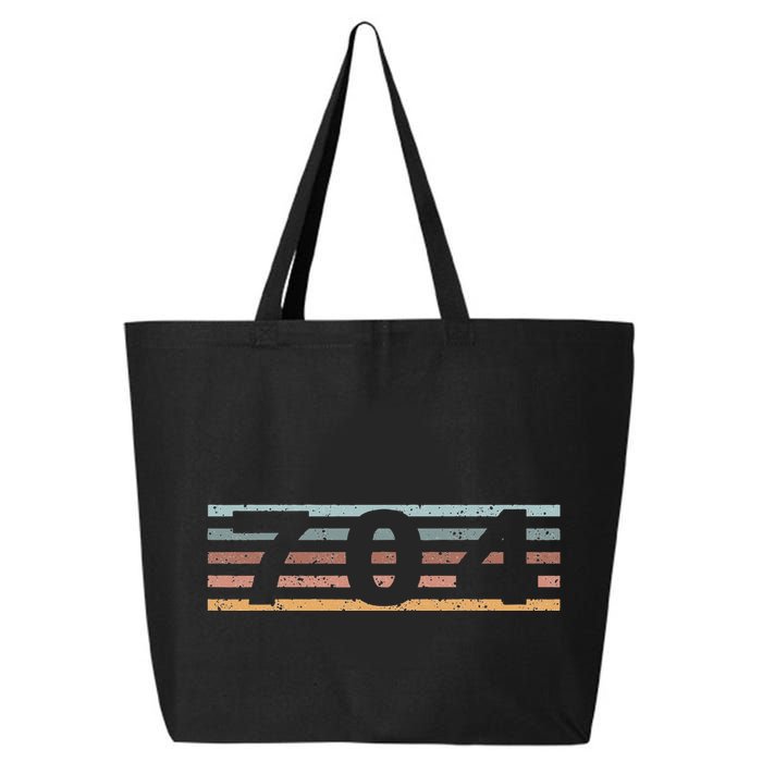 704 Area Code Retro North Carolina Charlotte 25L Jumbo Tote