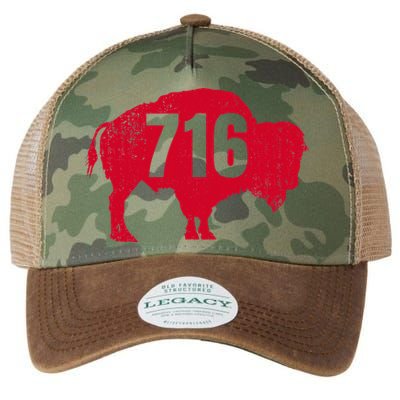 716 Area Code Buffalo New York Bflo Wny Legacy Tie Dye Trucker Hat