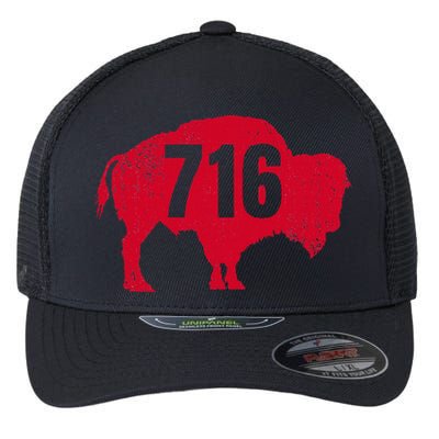 716 Area Code Buffalo New York Bflo Wny Flexfit Unipanel Trucker Cap