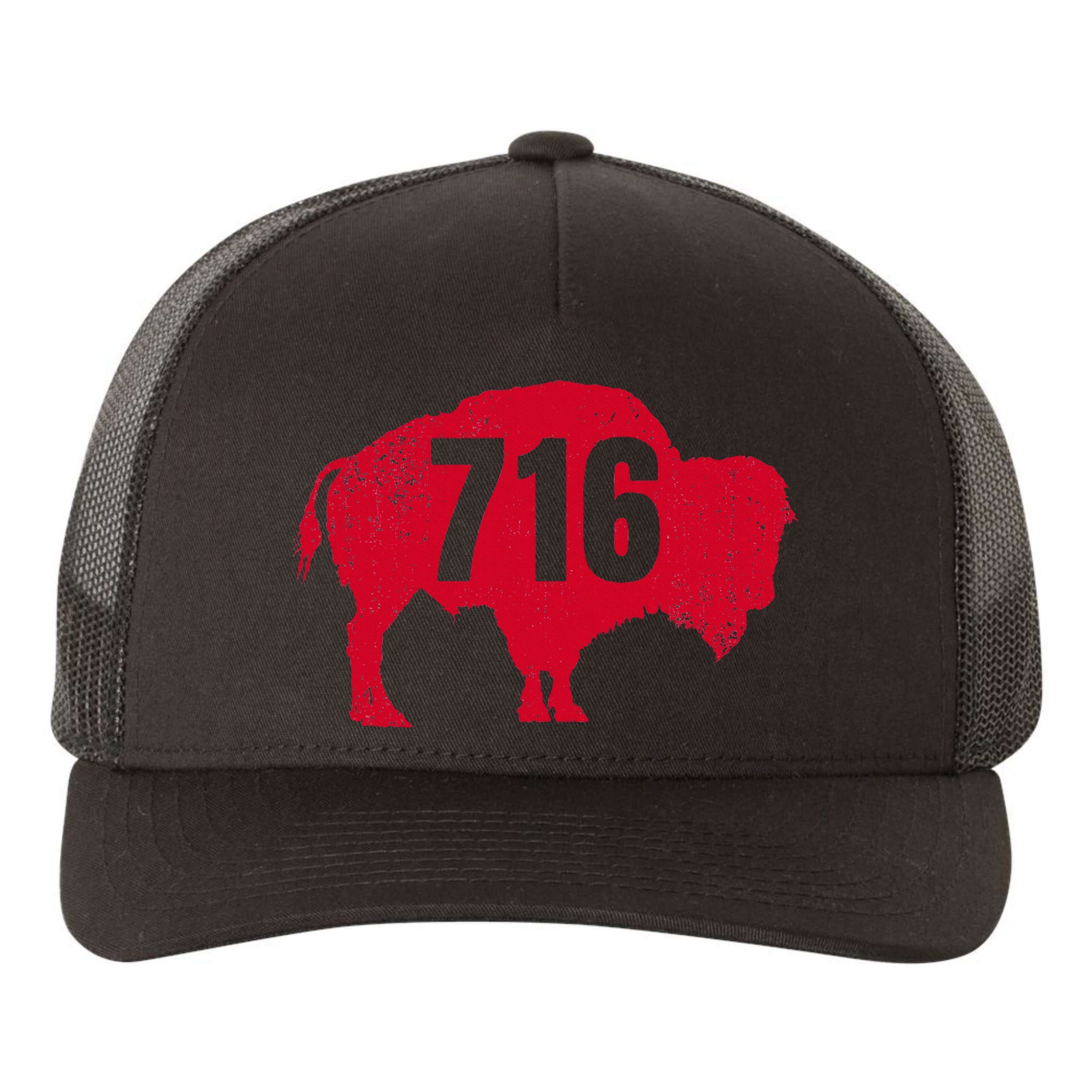 716 Area Code Buffalo New York Bflo Wny Yupoong Adult 5-Panel Trucker Hat