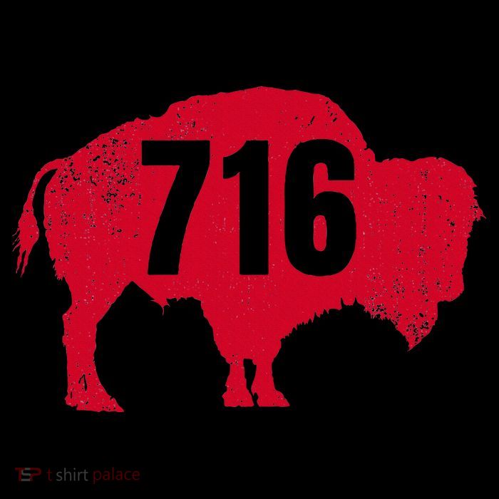 716 Area Code Buffalo New York Bflo Wny T-Shirt