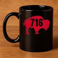 716 Area Code Buffalo New York Bflo Wny 11oz C Handle Ceramic Mug