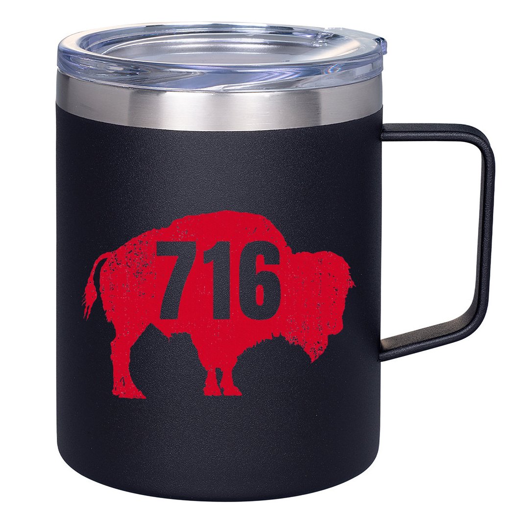 716 Area Code Buffalo New York Bflo Wny 12oz Stainless Steel Coffee Mug