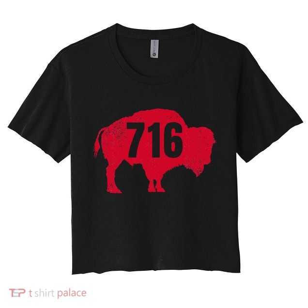 716 Area Code Buffalo New York Bflo Wny Crop Top