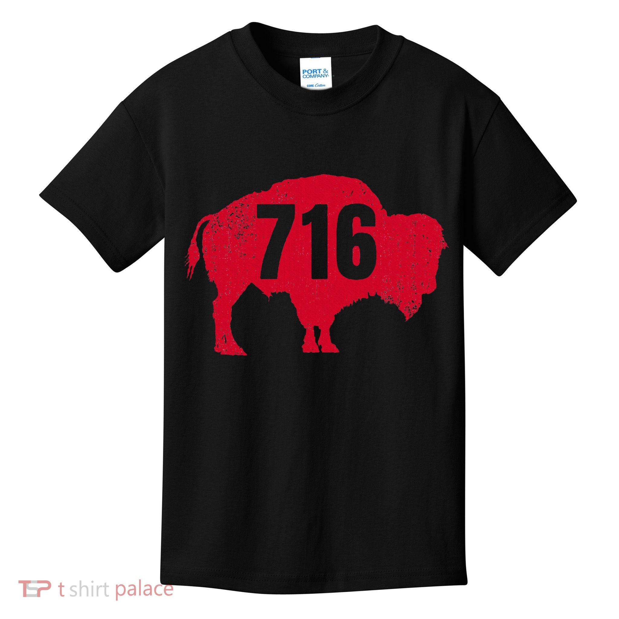 716 Area Code Buffalo New York Bflo Wny Kids T-Shirt