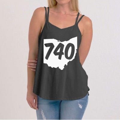 740 Area Code Ohio Women's Strappy Tank