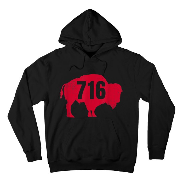 716 Area Code Buffalo New York BFLO WNY Hoodie