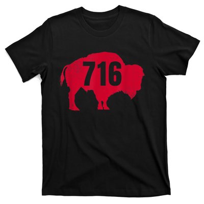 716 Area Code Buffalo New York BFLO WNY T-Shirt