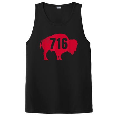 716 Area Code Buffalo New York BFLO WNY PosiCharge Competitor Tank