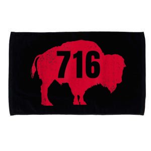 716 Area Code Buffalo New York BFLO WNY Microfiber Hand Towel