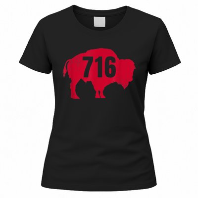 716 Area Code Buffalo New York BFLO WNY Women's T-Shirt