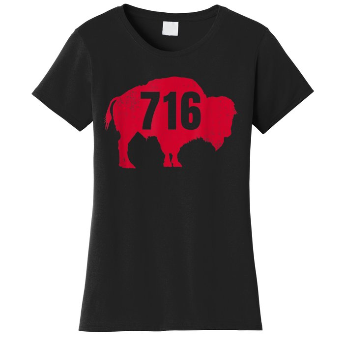 716 Area Code Buffalo New York BFLO WNY Women's T-Shirt