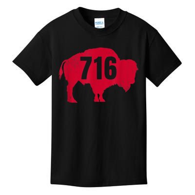 716 Area Code Buffalo New York BFLO WNY Kids T-Shirt