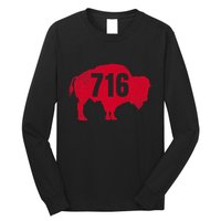 716 Area Code Buffalo Long Sleeve Shirt