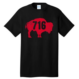 716 Area Code Buffalo Tall T-Shirt