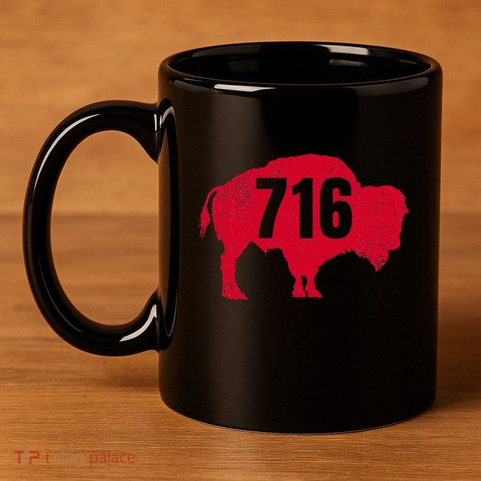 716 Area Code Buffalo 11oz C Handle Ceramic Mug
