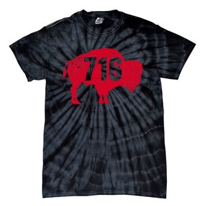 716 Area Code Buffalo Tie-Dye T-Shirt