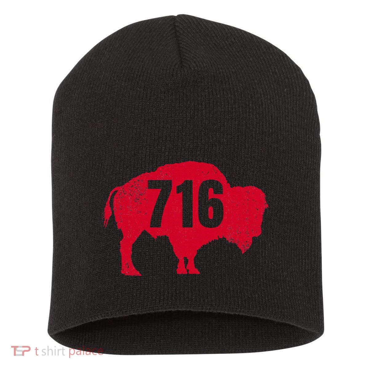 716 Area Code Buffalo Short Acrylic Beanie