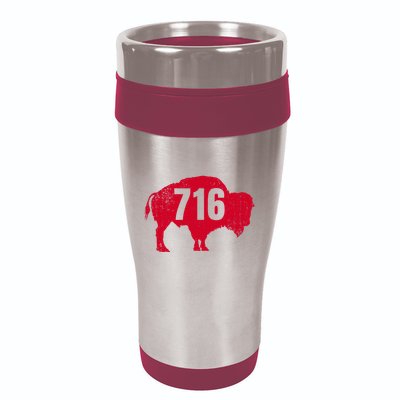 716 Area Code Buffalo 16oz Travel Tumbler