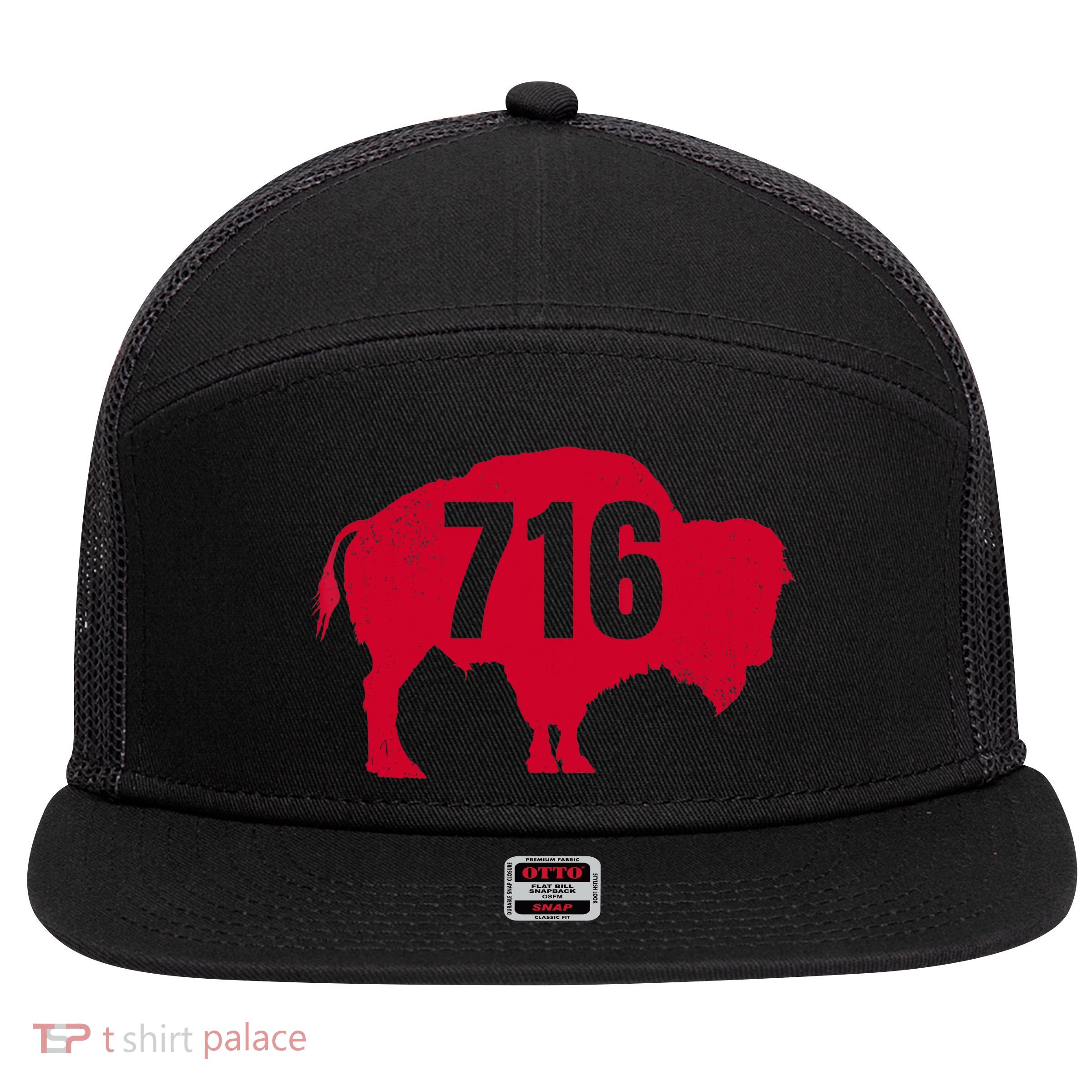 716 Area Code Buffalo New York Bflo Wny Meaningful Gift 7 Panel Mesh Trucker Snapback Hat