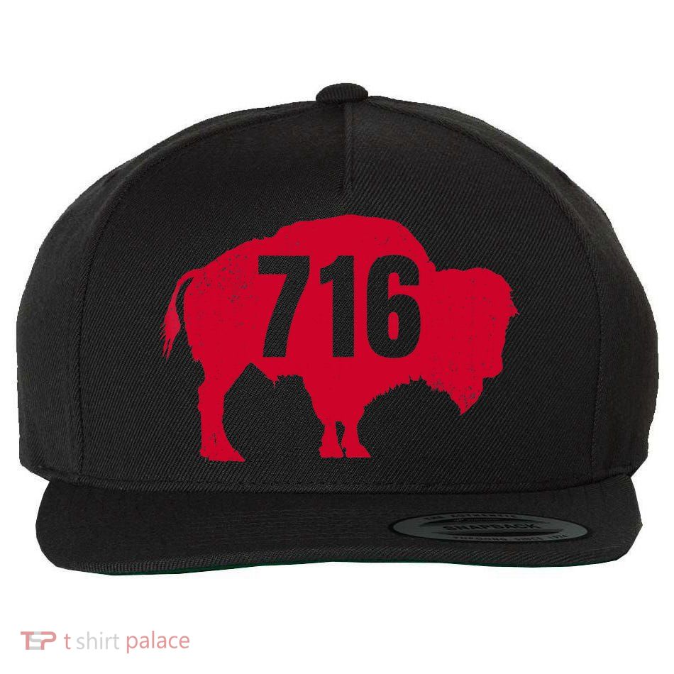 716 Area Code Buffalo New York Bflo Wny Meaningful Gift Wool Snapback Cap