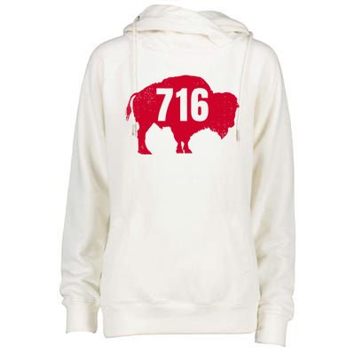 716 Area Code Buffalo New York Bflo Wny Meaningful Gift Womens Funnel Neck Pullover Hood