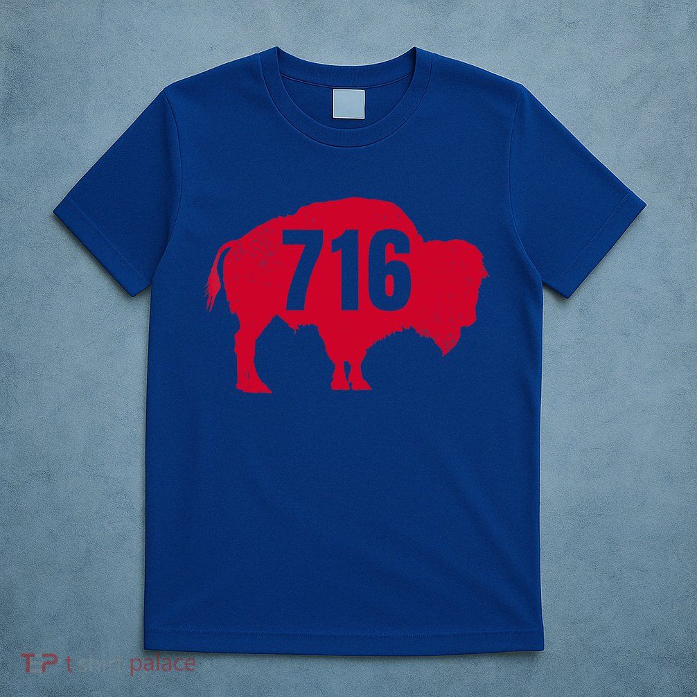 716 Area Code Buffalo New York Bflo Wny Meaningful Gift T-Shirt