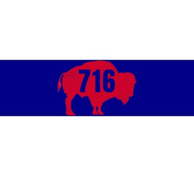 716 Area Code Buffalo New York Bflo Wny Meaningful Gift Bumper Sticker