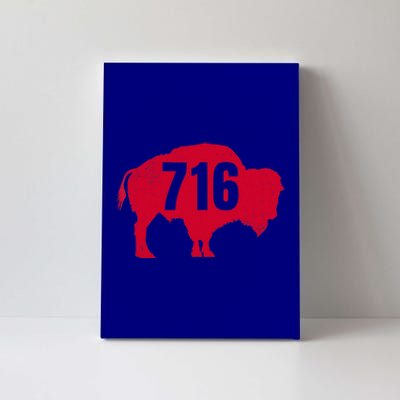 716 Area Code Buffalo New York Bflo Wny Meaningful Gift Canvas