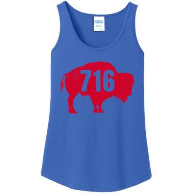 716 Area Code Buffalo New York Bflo Wny Meaningful Gift Ladies Essential Tank