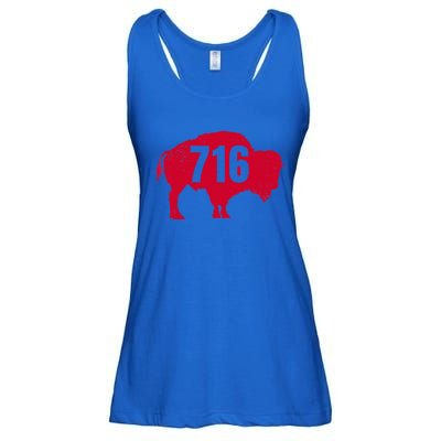 716 Area Code Buffalo New York Bflo Wny Meaningful Gift Ladies Essential Flowy Tank