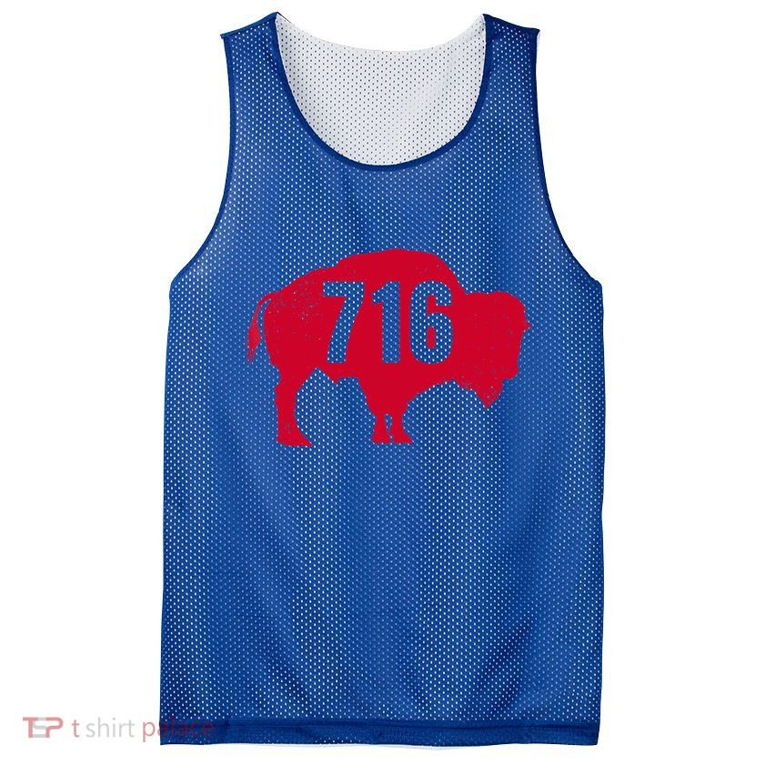 716 Area Code Buffalo New York Bflo Wny Meaningful Gift Mesh Reversible Basketball Jersey Tank