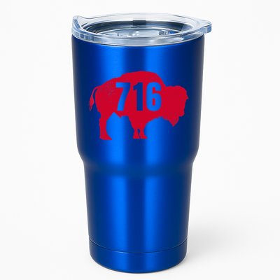 716 Area Code Buffalo New York Bflo Wny Meaningful Gift Tumbler