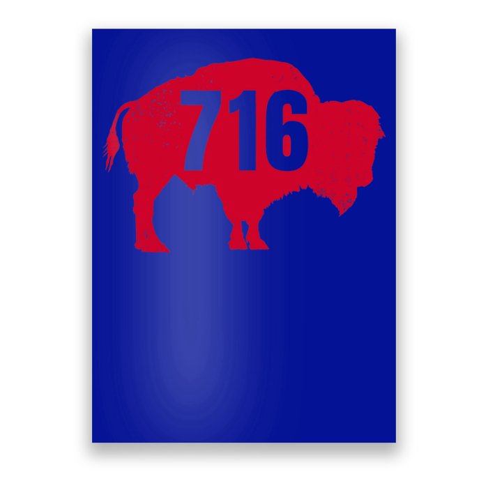 716 Area Code Buffalo New York Bflo Wny Meaningful Gift Poster