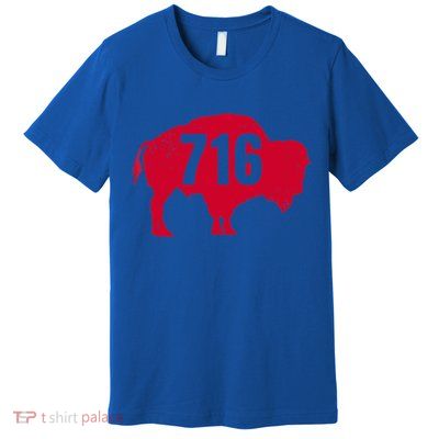 716 Area Code Buffalo New York Bflo Wny Meaningful Gift Premium T-Shirt