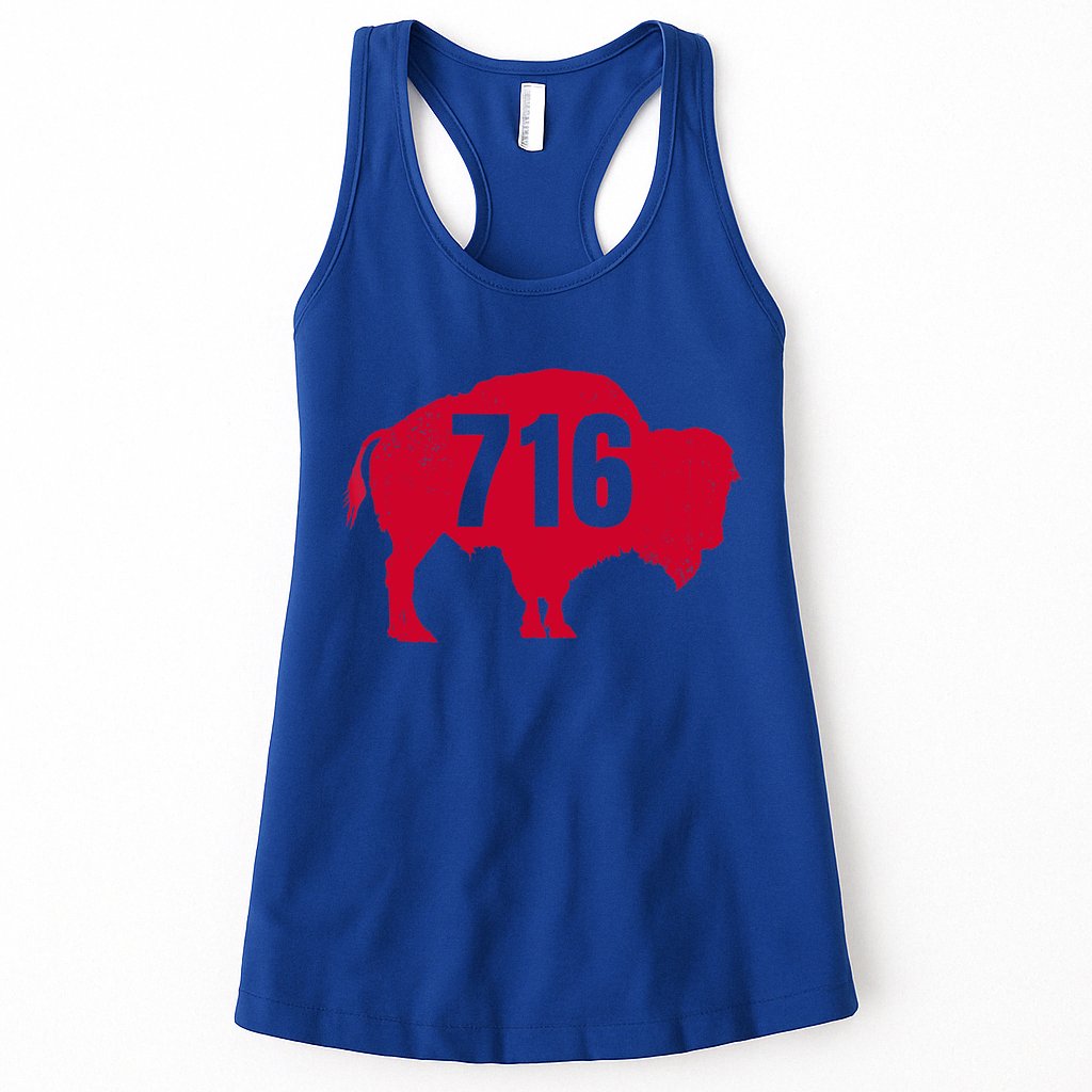 716 Area Code Buffalo New York Bflo Wny Meaningful Gift Womens Tank Top