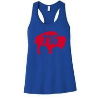 716 Area Code Buffalo New York Bflo Wny Meaningful Gift Women's Racerback Tank