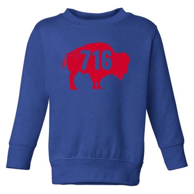 716 Area Code Buffalo New York Bflo Wny Meaningful Gift Toddler Sweatshirt