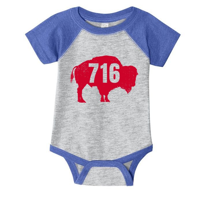 716 Area Code Buffalo New York Bflo Wny Meaningful Gift Infant Baby Jersey Bodysuit