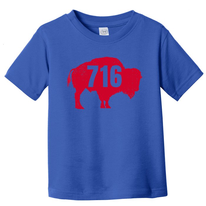 716 Area Code Buffalo New York Bflo Wny Meaningful Gift Toddler T-Shirt