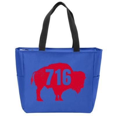 716 Area Code Buffalo New York Bflo Wny Meaningful Gift Zip Tote Bag