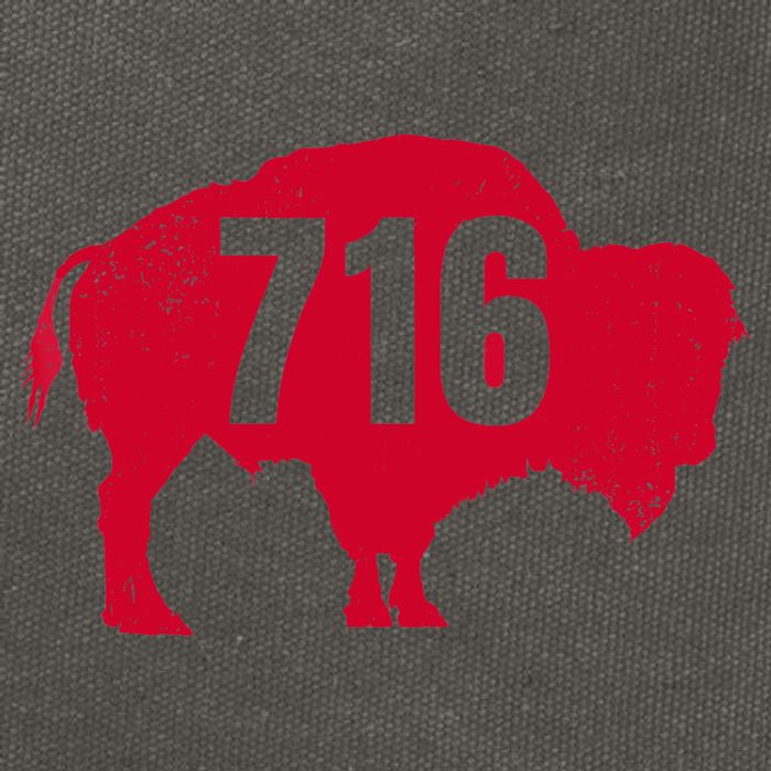 716 Area Code Buffalo New York Bflo Wny Meaningful Gift Cotton Canvas Backpack