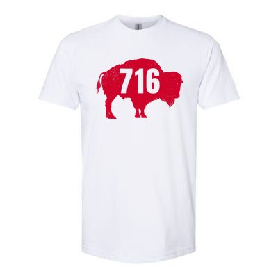 716 Area Code Buffalo New York Bflo Wny Meaningful Gift Softstyle® CVC T-Shirt