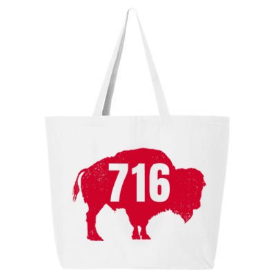 716 Area Code Buffalo New York Bflo Wny Meaningful Gift 25L Jumbo Tote