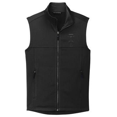 747 Aircraft Drawing Collective Smooth Fleece Vest