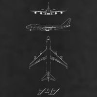 747 Aircraft drawing Cool Comfort Performance Bucket Hat